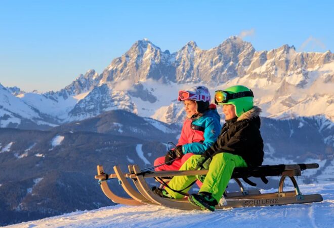 Rodeln auf der Hochwurzen
